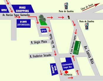 mapa de localização
